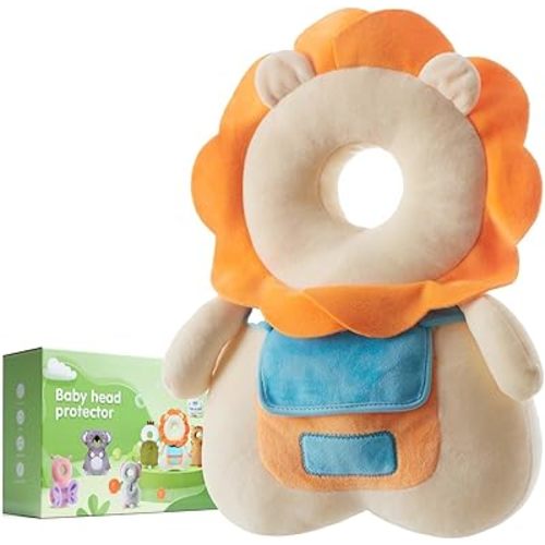 Baby Fall Back Head Protector - Baby Head Protector Backpack for Crawling Walking Gifts - Adjustable Toddlers Head Safety Pad Cushion