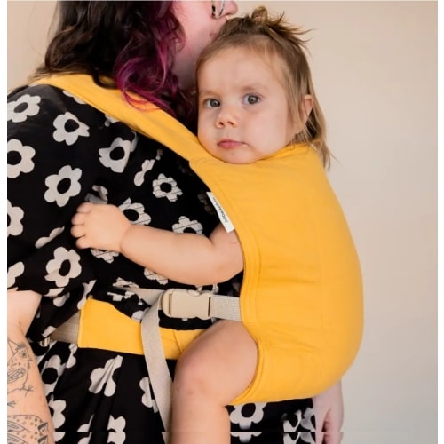 Lark Baby Carrier in Amber Yellow | Comfortable & Stylish Support