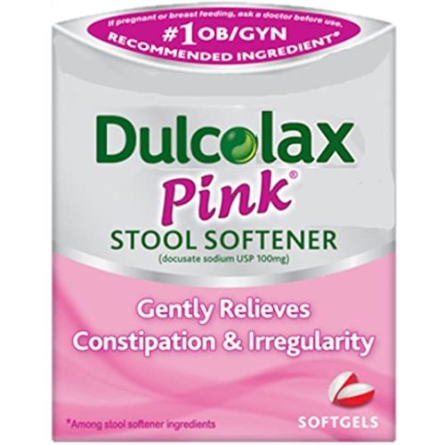 Dulcolax Pink Stool Softener 25 Softgels