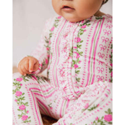 Bowquet of Roses Ruffle Footie