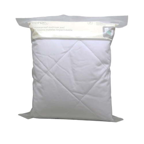 fitted waterproof mattress pad, 28“W x 52"H