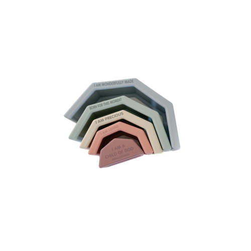 Noah's Rainbow Silicone Stacking Toy – OUR HOUSE ABOVE