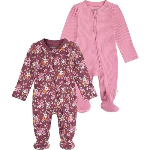 Huggies baby-boys 2-pack Footed Coverall