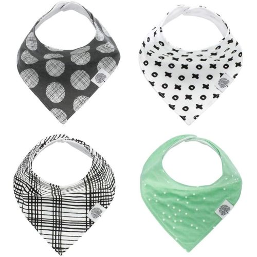 Parker Baby Bandana Drool Bibs 4 Pack Baby Bibs for Boys, Girls, Unisex - Denver