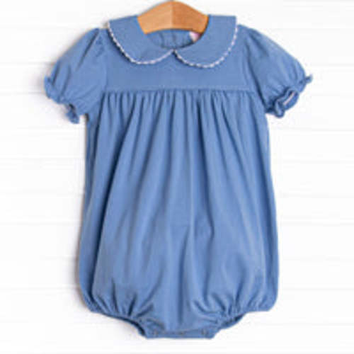 Goodbye Blue Skies Girl Bubble, Blue – Stitchy Fish