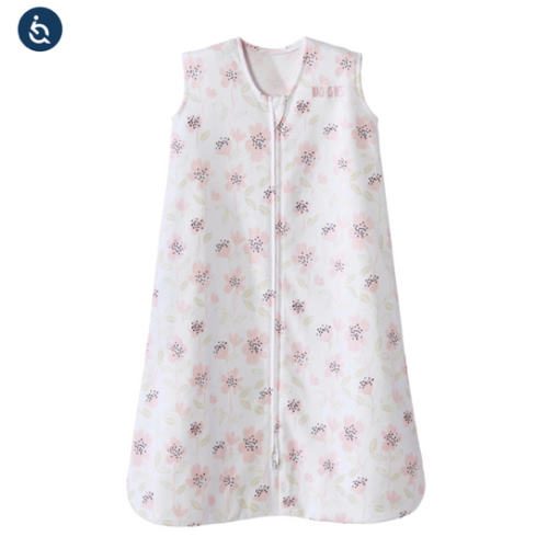 Blush Wildflower Cotton Wearable Baby Blanket XL | HALO