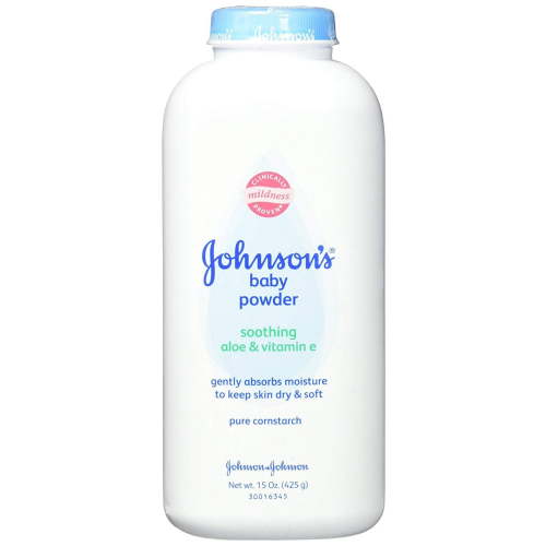 Johnson's Pure Cornstarch Baby Powder Soothing Aloe & Vitamin E 15oz Each