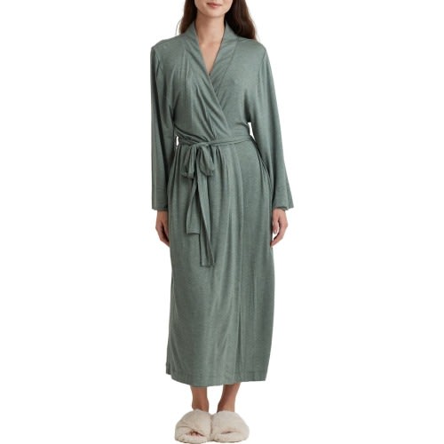 Papinelle Kate Stretch Modal Robe, X-Large, Deep Moss