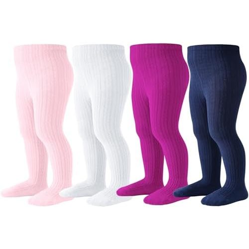 Baby Tights Toddler Stockings Tights Soft Cotton Cable Knit Baby Girl Tight Leggings Newborn Infant 0-4T