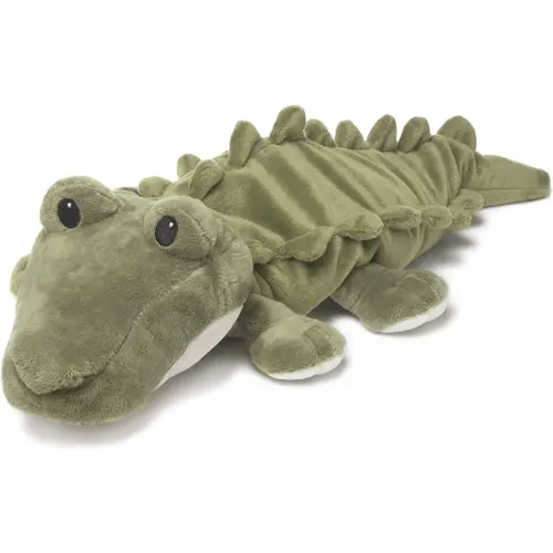 Alligator Warmies - Cozy Plush Heatable Lavender Scented Stuffed Animal Green