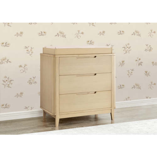 Noah 3 Drawer Dresser with Changing Top and Interlocking Drawers | Delta Children