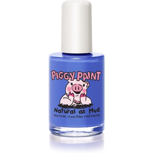 Piggy Paint | 100% Non-Toxic Girls Nail Polish | Safe, Cruelty-free, Vegan, & Low Odor for Kids | Blueberry Patch
