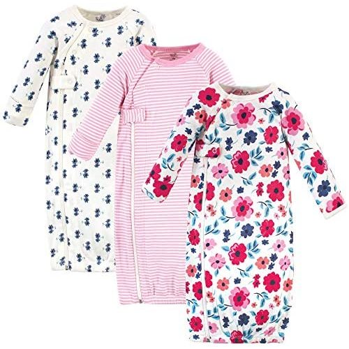 Touched by Nature Baby Organic Cotton Zipper Gowns