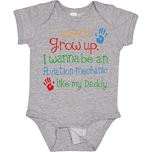 inktastic Aviation Mechanic Like Daddy Baby Bodysuit