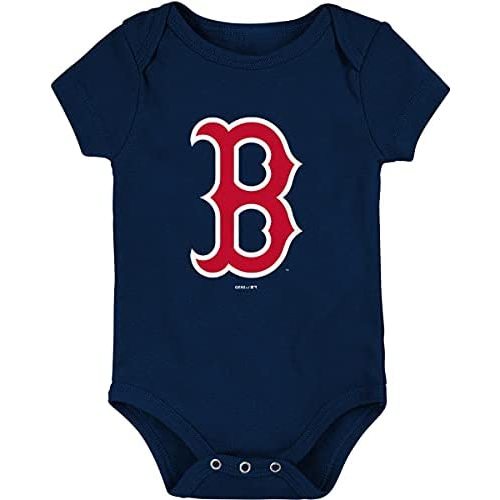 MLB Newborn & Infants 0-24 Months Primary Logo Creeper Bodysuit Romper