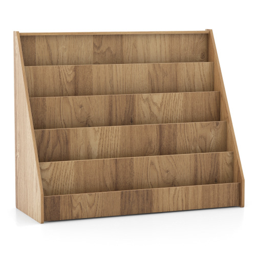 5-Tier Kids Bookshelf with Deep Compartments and Stable Baby Book Case