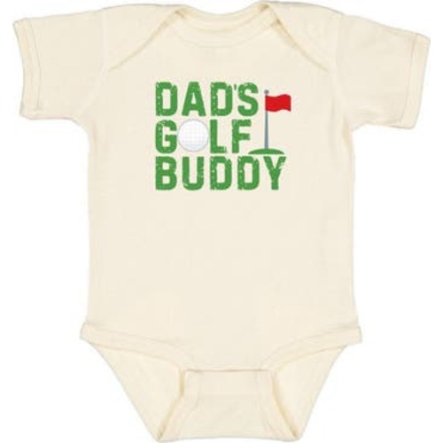 Dad's Golf Buddy Short Sleeve Bodysuit, 3-6M