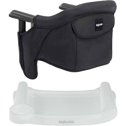 Amazon.com: Inglesina Fast Table Chair (Black) + Fast Dining Tray | Portable Baby High Chair for Babies & Toddlers up to 37 lbs - Fits Tables 0.8'' to 3.5'' Thick - Travel Bag Included