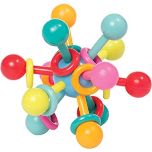 Manhattan Toy Atom Rattle & Teether Grasping Activity Baby Toy