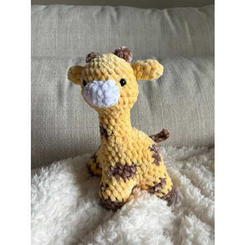 Giraffe| Giraffe plushie | Giraffe stuffed animal | Handmade Giraffe | Amigurumi | Stuffed Animal | Handmade Gift | Pink giraffe