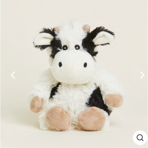Microwavable Black and White Cow Warmies Junior | Warmies USA