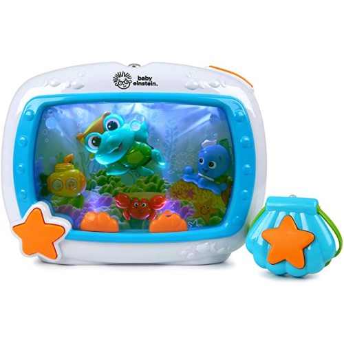 Baby Einstein Sea Dreams Soother Musical Crib Toy and Sound Machine, Newborns Plus