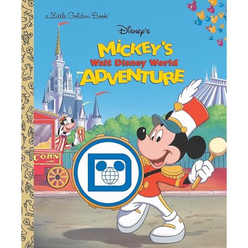 Mickey's Walt Disney World Adventure (Disney Classic) (Little Golden Book) Hardcover – Picture Book, January 18, 2022