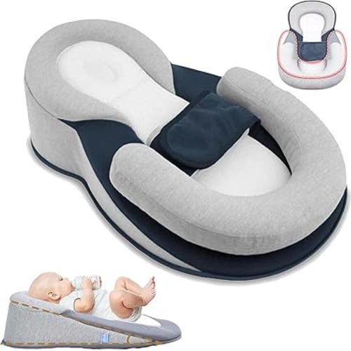 Rest Nest - Baby Bed Acid Reflux with Strap, Keesley Rest Nest Baby Bed, for Comfortable Play & Feeding Support (Regular)
