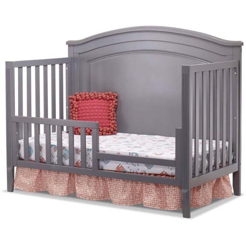Sorelle Berkley Round Top 4 in 1 Crib - Gray