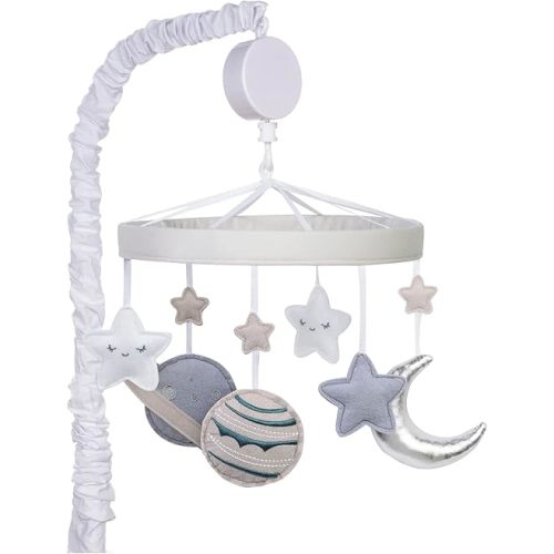Trend Lab Celestial Space Musical Mobile, Relaxing Music Newborn Baby Essentials, 24 in Tall, 20 in Wide