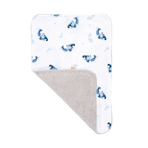 Water repellent changing pad Whale, extra Wechselauflage, portable diaper changing pad for boys