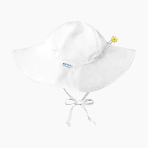 GREEN SPROUTS Brim Sun Protection Hat - White, 0-6 Months