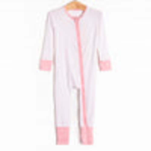 12- 18 Months Dotted Daydreams Bamboo Zippy Pajama, Pink – Stitchy Fish