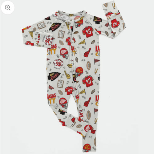 Kansas City Doodle - Bamboo Zippy Romper