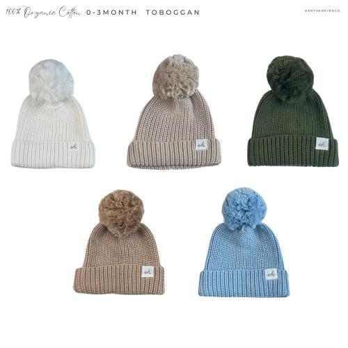 Newborn Toboggan - Newborn Knitwear, Birth Announcement Outfit, Baby Shower Gift 0-3 mos, Newborn Beanie, Baby knit hat, Chunky knit Beanie