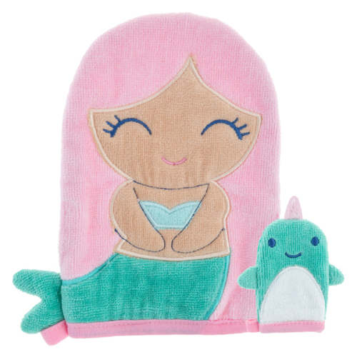 Bath Mitts With Finger Puppet – Stephen Joseph Gifts
