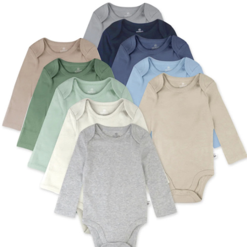 10-Pack Organic Cotton Long Sleeve Bodysuits | Honest Baby Clothing