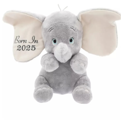 Dumbo ''Born in 2025'' Plush for Baby – Small 11'' | Disney Store