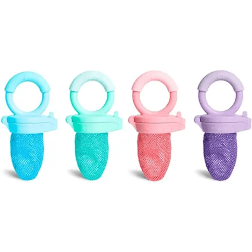 Munchkin® Fresh Food Feeder, 4 Pack, Blue/Green/Coral/Purple