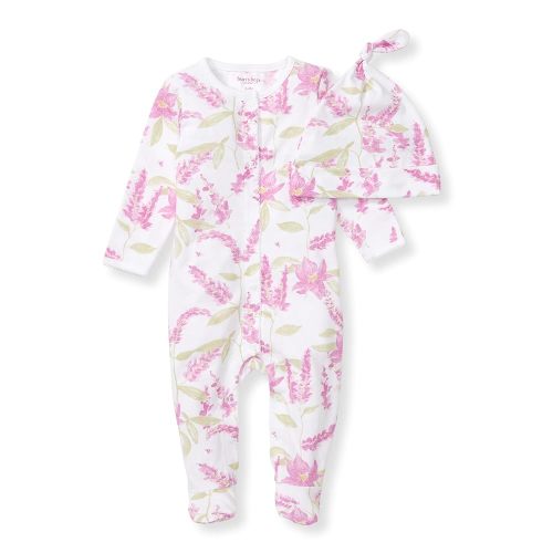 Burt's Bees Baby baby-girls Jumpsuit, 100% Organic Cotton One-piece Outfit Coverall With Hat