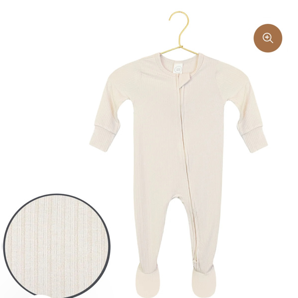 Cove Ribbed Zipper Footies