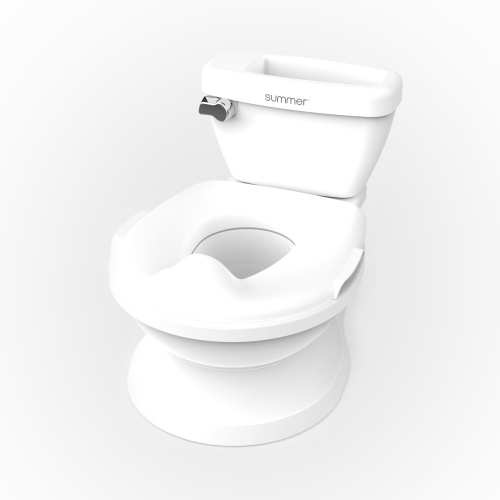 Ingenuity Summer My Size Potty Chair, Toddler Training Seat Pro, White