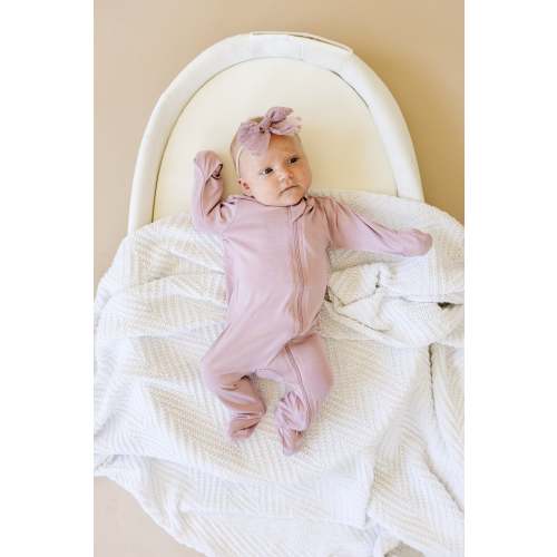 Bamboo Footed Zippy Zipper Romper – August + Willow