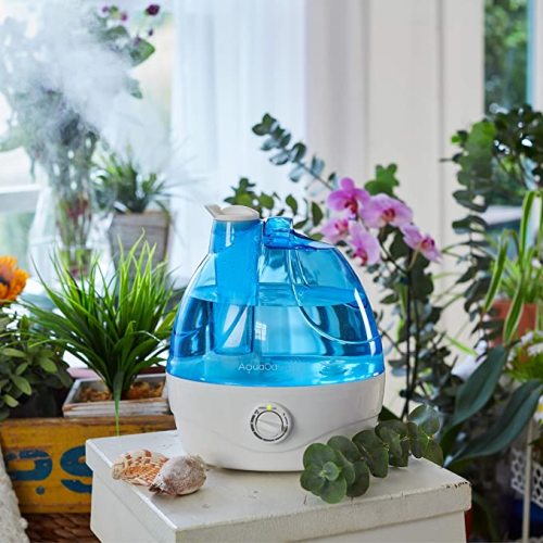 AquaOasis™ Cool Mist Humidifier {2.2L Water Tank} Quiet Ultrasonic Humidifiers for Bedroom & Large room - Adjustable -360 Rotation Nozzle, Auto-Shut Off, Humidifiers for Babies Nursery & Whole House - Humidifier (Large)