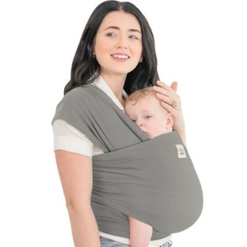 Keababies Original Baby Wraps Carrier, Baby Sling Carrier, Stretchy Infant Carrier For Newborn, Toddler (stone Gray)