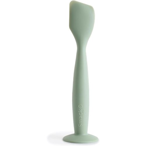 Smack Fun Diaper Cream Applicator Soft Silicone with Suction Base | Diaper rash cream spatula | Diaper Bag Essentials (Cambridge Blue)