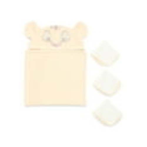Disney Baby Wishes + Dreams Character Infant Baby Bath Set, Hooded Towel and 3 Washcloths, One Size