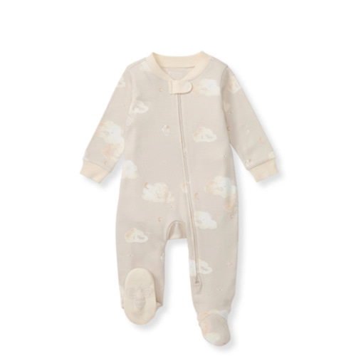 Good Night Sky Organic Cotton Sleep and Play Ice Flow