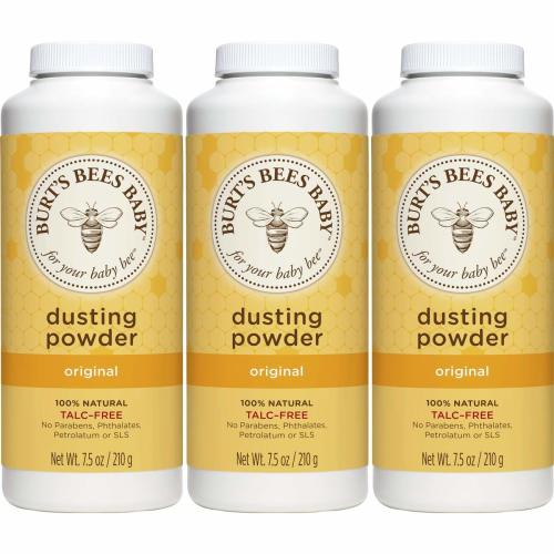 Burt's Bees Baby Bee Dusting Powder, Talc Free, 7.5-Ounce Bottles (Pack of 3) Multi-Pack