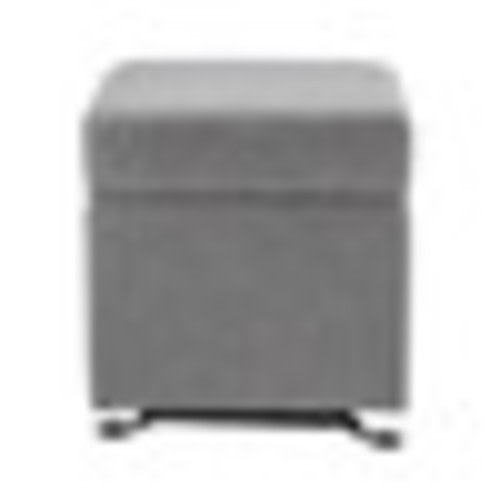 Camelot 25" Wide Rectangle Gliding Ottoman in Gray